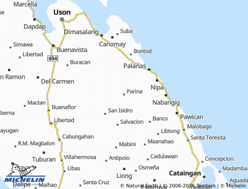MICHELIN Parina map - ViaMichelin