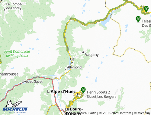 Kaart MICHELIN Pourchery - ViaMichelin