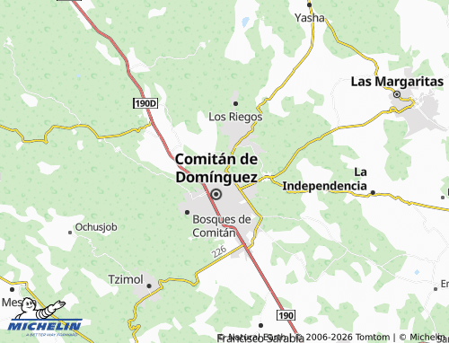MICHELIN Chulavista map - ViaMichelin