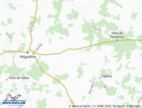 MICHELIN Peralejos de Arriba map - ViaMichelin