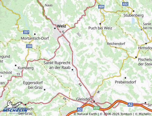 MICHELIN Neudorf map - ViaMichelin