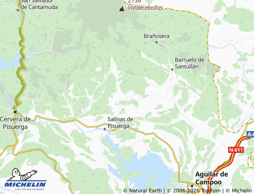 MICHELIN Verbios map - ViaMichelin