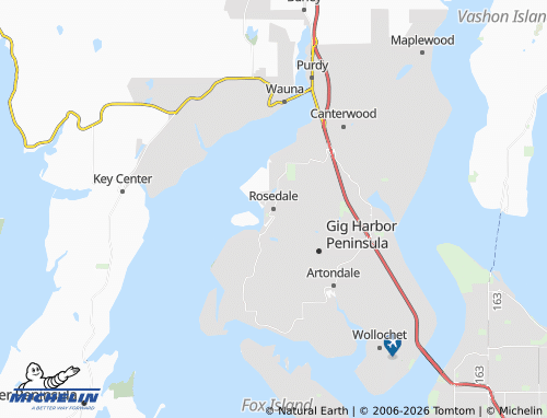 Mappa MICHELIN Rosedale - ViaMichelin