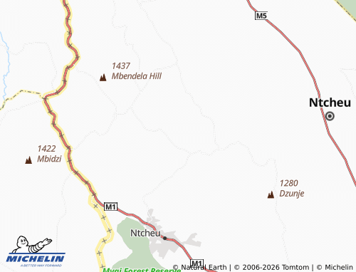 MICHELIN Ndombo map - ViaMichelin