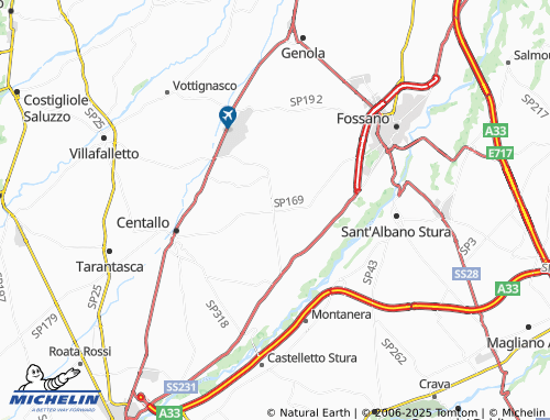 Kaart MICHELIN Maddalene - ViaMichelin