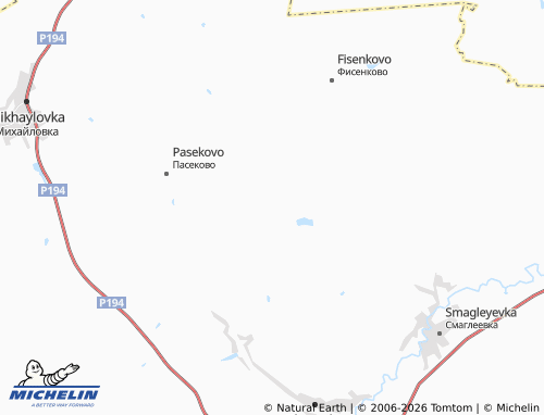 Carte MICHELIN Shevchenkovo - ViaMichelin