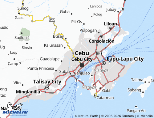 MICHELIN Luz map - ViaMichelin