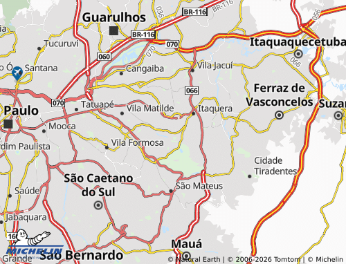 Mapa MICHELIN Cidade Líder - ViaMichelin