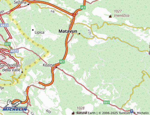 Carte MICHELIN Rodik - ViaMichelin