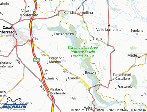 Mappa MICHELIN Valmacca - ViaMichelin