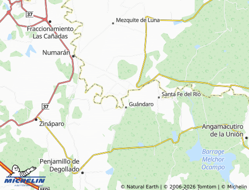 Mapa MICHELIN Guandarillo - ViaMichelin