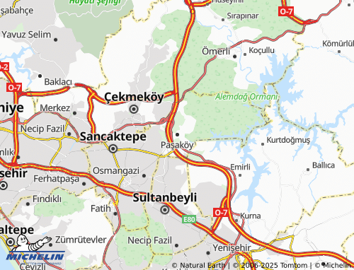 MICHELIN-Landkarte Paşaköy - ViaMichelin