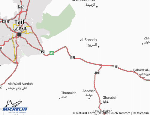 Carte MICHELIN Um al-Duroub - ViaMichelin