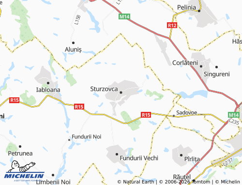 Carte MICHELIN Sturzovca - ViaMichelin