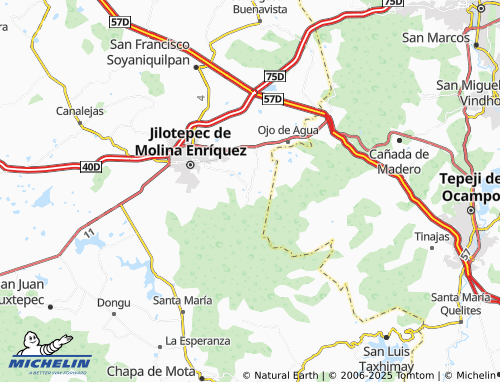 Mapa MICHELIN Dexcani Alto - ViaMichelin
