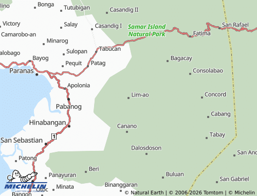 MICHELIN Lim-ao map - ViaMichelin