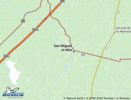 Mappa MICHELIN La Tinajita - ViaMichelin