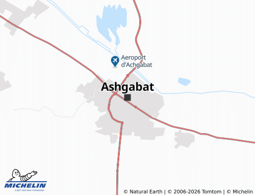 Mappa MICHELIN Asgabat - ViaMichelin