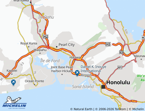 Mappa MICHELIN 'Aiea - ViaMichelin
