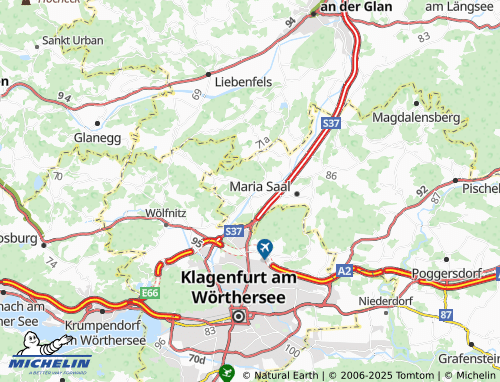 MICHELIN Karnburg map - ViaMichelin
