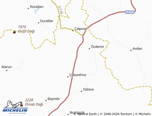 MICHELIN Çobanisa map - ViaMichelin
