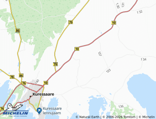 MICHELIN-Landkarte Tahula - ViaMichelin