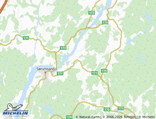 Kaart MICHELIN Fossmoen - ViaMichelin