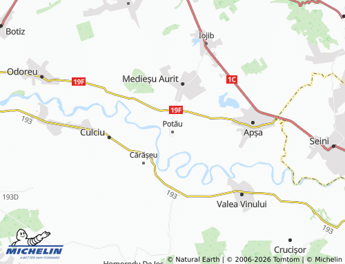 Mappa MICHELIN Potău - ViaMichelin