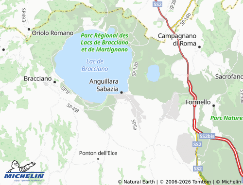 MICHELIN-Landkarte Anguillara Sabazia - ViaMichelin