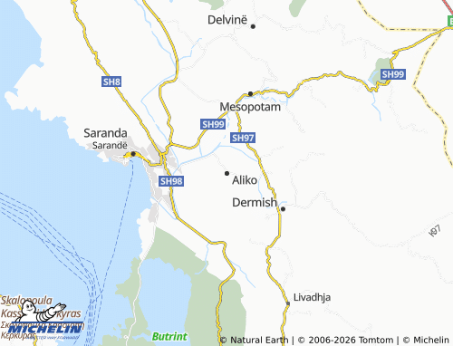 MICHELIN Aliko map - ViaMichelin