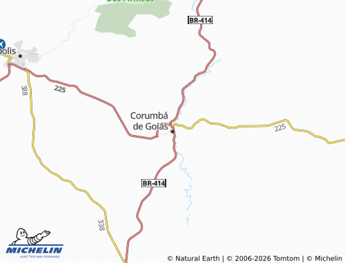 Mappa MICHELIN Corumbá de Goiás - ViaMichelin