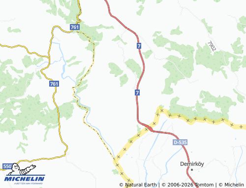 Mapa MICHELIN Lesovo - ViaMichelin