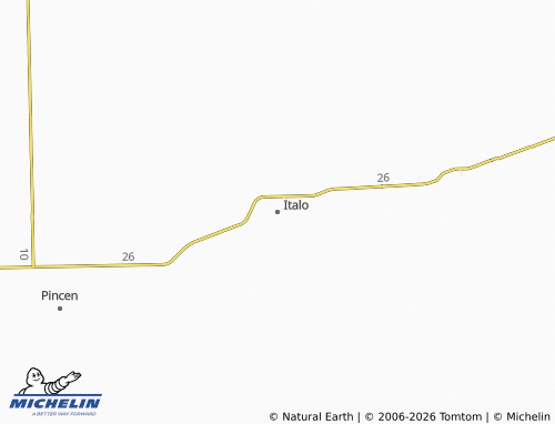 Mapa MICHELIN Italo - ViaMichelin