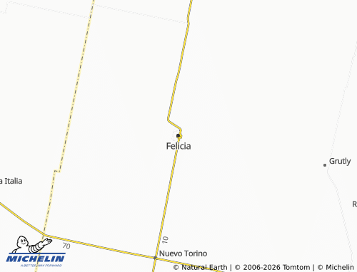 Mappa MICHELIN Felicia - ViaMichelin