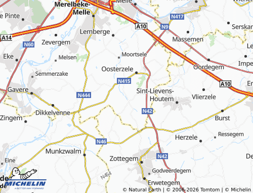 Mappa MICHELIN Balegem - ViaMichelin