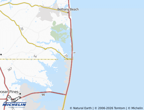 Mappa MICHELIN Fenwick Island - ViaMichelin