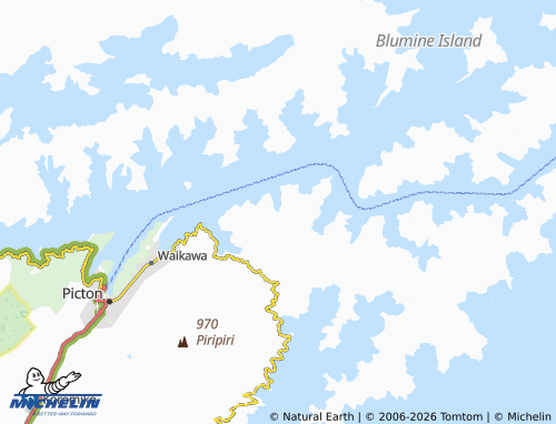 Mapa MICHELIN Curious Cove - ViaMichelin