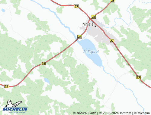 Carte MICHELIN Korpiranta - ViaMichelin