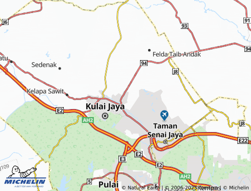 MICHELIN Taman Mutiara map - ViaMichelin