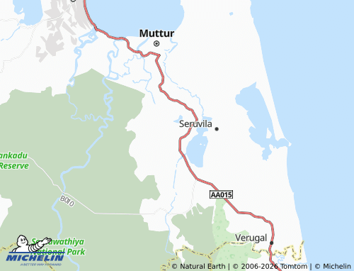 MICHELIN-Landkarte Bharathipuram - ViaMichelin