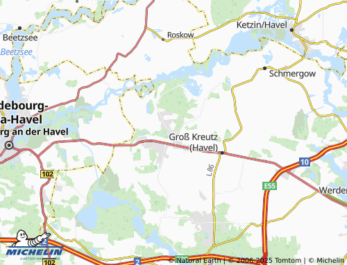 MICHELIN Götz map - ViaMichelin