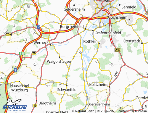 MICHELIN Hergolshausen map - ViaMichelin