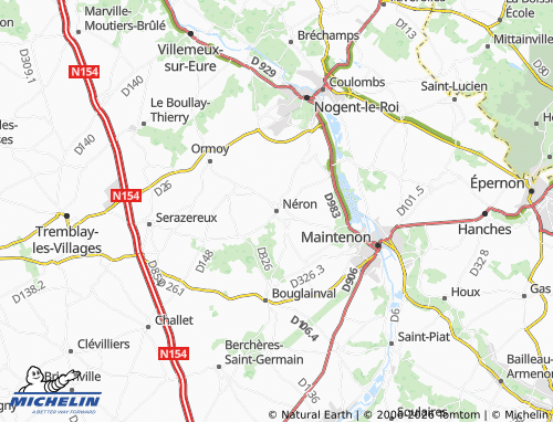 Mappa MICHELIN Néron - ViaMichelin