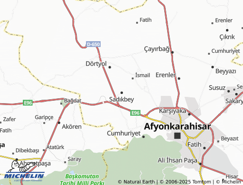 Carte MICHELIN Sadıkbey - ViaMichelin