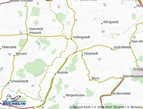 MICHELIN Bünge map - ViaMichelin