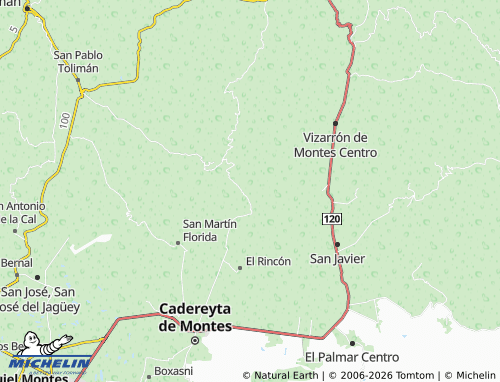 MICHELIN Las Ánimas map - ViaMichelin