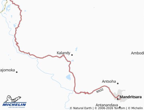 MICHELIN Kalandy map - ViaMichelin