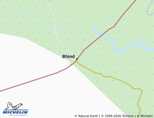 MICHELIN Bhind map - ViaMichelin