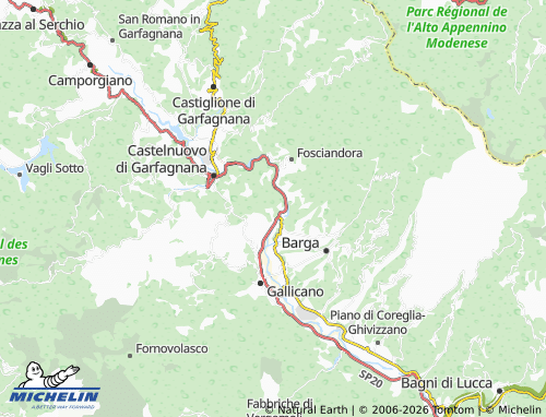 MICHELIN Fiattone map - ViaMichelin