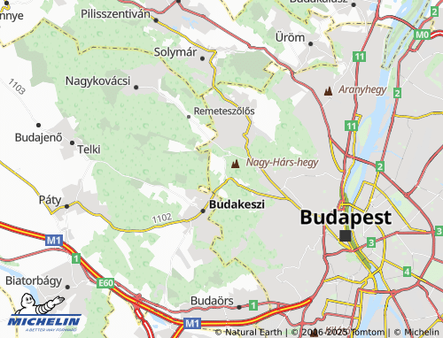 Carte MICHELIN Petneházyrét - ViaMichelin